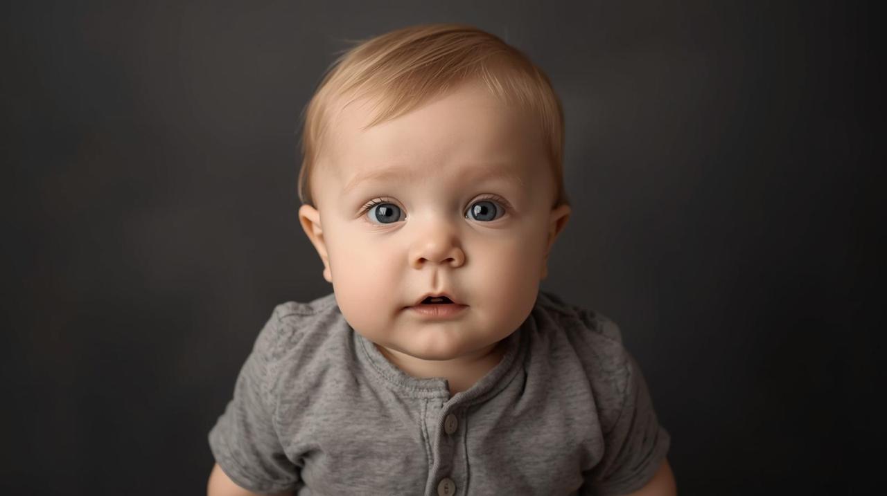 Baby Passfoto professionell aufgenommen